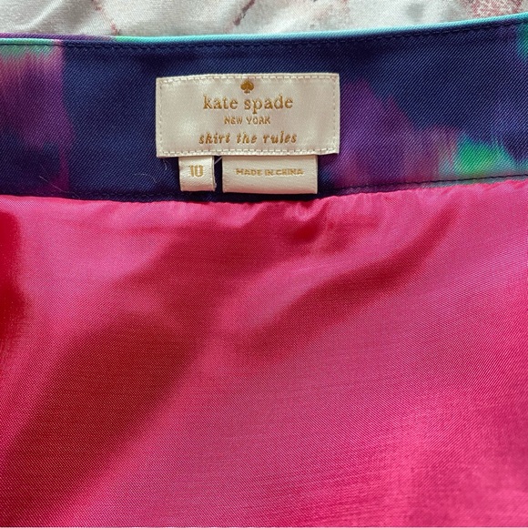 Kate Spade Skirt the Rules Multi-colored Abstract Skirt - Picture 7 of 9